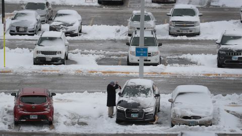 More than 1,300 flights were canceled at Chicago's O'Hare International Airport Monday.