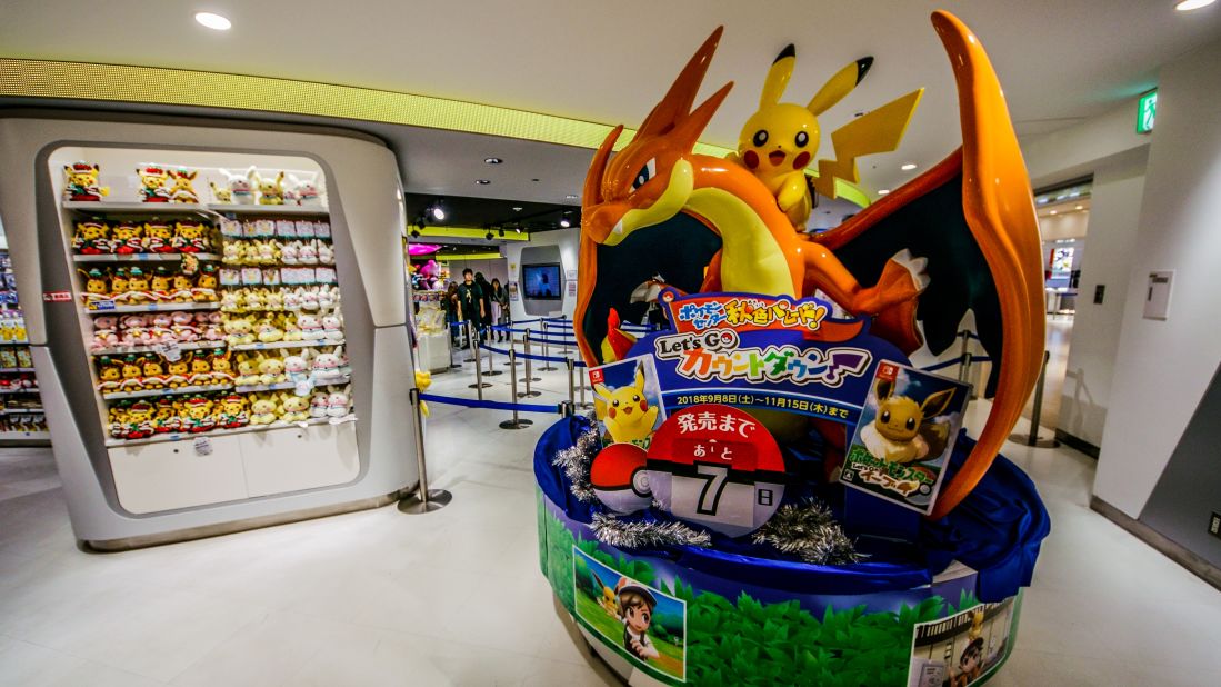 <strong>Souvenir shopping: </strong>The Pokemon Center Mega Tokyo is where Pokemon fans can find obscure editions and cool figurines.
