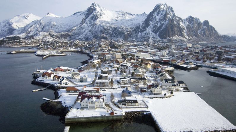 <strong>Summit to street:</strong> Svolvaer is the main town on the island of Austvågøya in the Lofoten archipelago.