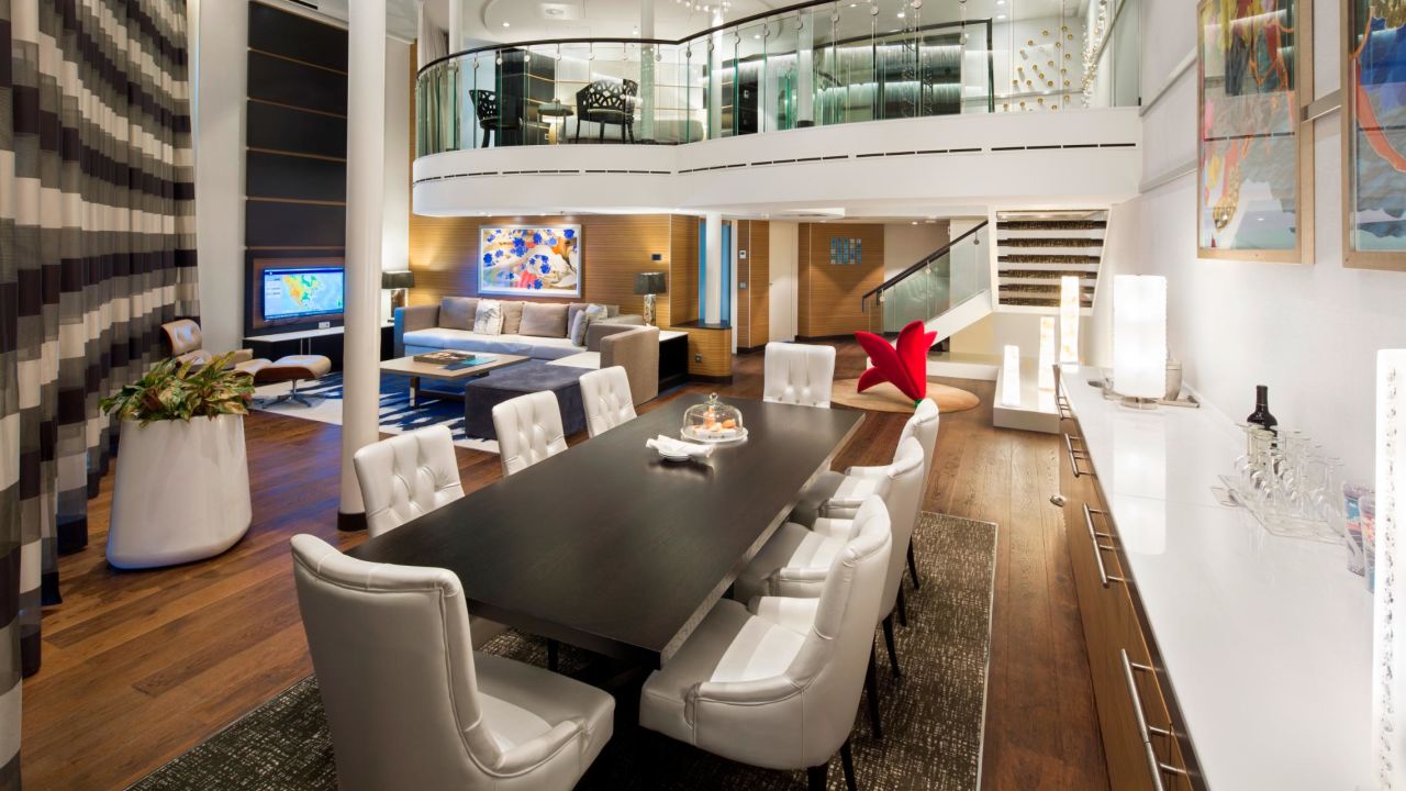 <strong>Best Suites: </strong>Royal Caribbean International. Book this "Royal Loft Suite" with a balcony on Anthem of the Seas.