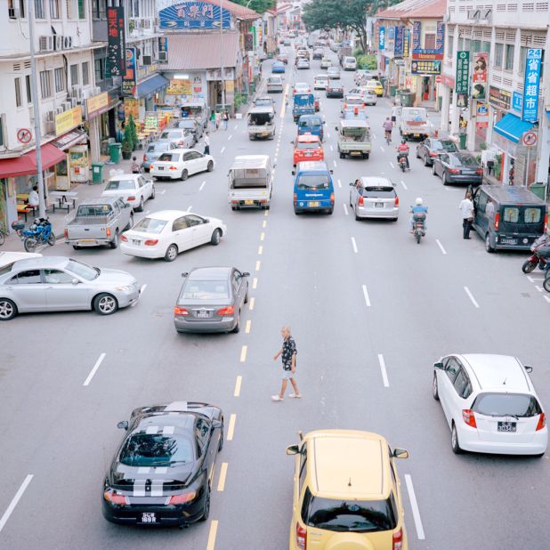 "Singapore is a city raised up from jungle and I wanted to show that our true nature cannot be paved," said the photographer. "I think it's how we are -- we are wondering parts and we are restless by nature."