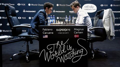 Carlsen and Caruana had drawn all 12 classic games