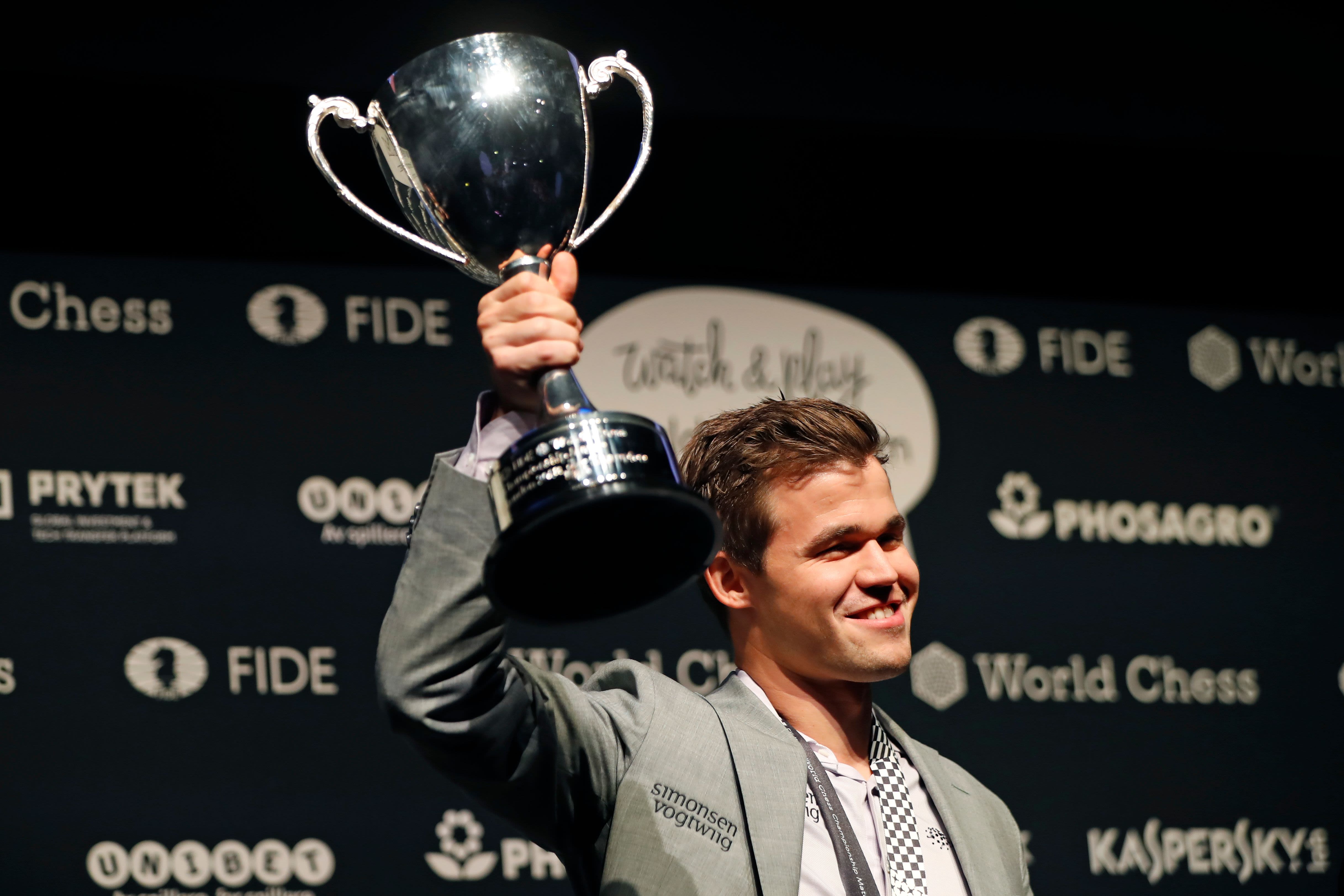 Chess Champion Magnus Carlsen defends title against Fabiano Caruana