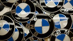 Bayerische Motoren Werke AG (BMW) medallions sit in a pile at the BMW manufacturing plant in Spartanburg, South Carolina, U.S., on Wednesday, Jan. 11, 2012. Bayerische Motoren Werke AG (BMW), the world's largest maker of luxury autos, will invest about $900 million in its South Carolina factory to expand capacity and prepare the facility to produce a new sport-utility vehicle. Photographer: Ariana Lindquist/Bloomberg via Getty Images