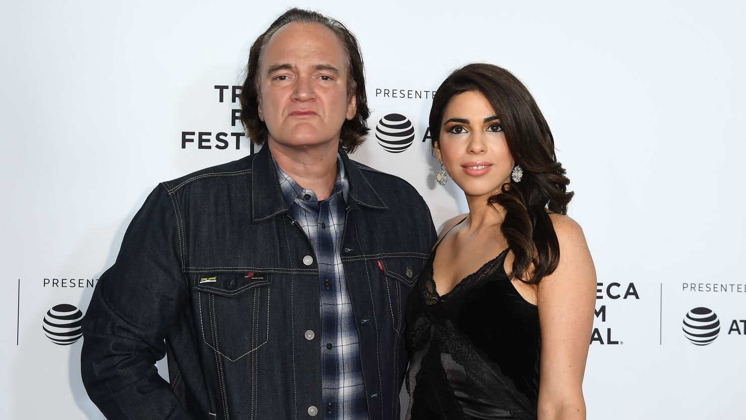 Director Quentin Tarantino and Singer/actress Daniella Pick attend the 'Reservoir Dogs' 25th Anniversary Screening during 2017 Tribeca Film Festival.