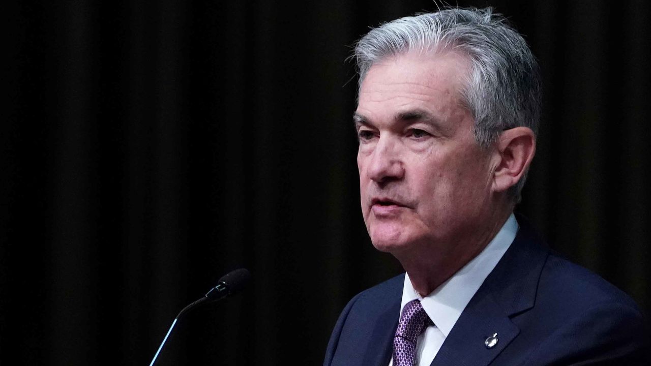 Federal Reserve Chairman Jerome Powell speaks at the Economic Club of New York's luncheon in the Manhattan borough of New York City, New York, U.S., November 28, 2018. REUTERS/Carlo Allegri