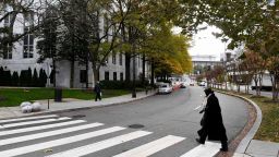 WASHINGTON, DC - NOVEMBER 27:
The Foggy Bottom ANC votes on Wednesday to request that the east side of New Hampshire Avenue, N.W., between F Street and Juarez Circle be designated as Jamal Khashoggi Way November 27, 2018 in Washington, DC.  The street is right in front of the Embassy of Saudi Arabia.  Jamal Khashoggi, a Washington Post contributor and critic of the kingdom, was murdered in the Saudi Consulate in Turkey.
(Photo by Katherine Frey/The Washington Post via Getty Images)