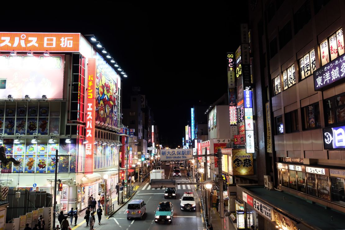 Levi meets up with friends in Shin-Okubo, an area of Tokyo split along gastronomical lines.