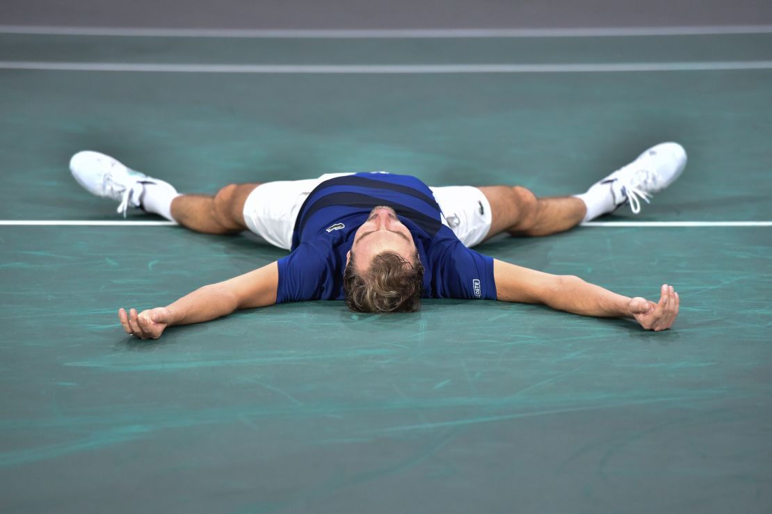Julien Benneteau soaked up the atmosphere at the Paris Masters last year after beating Marin Cilic. 