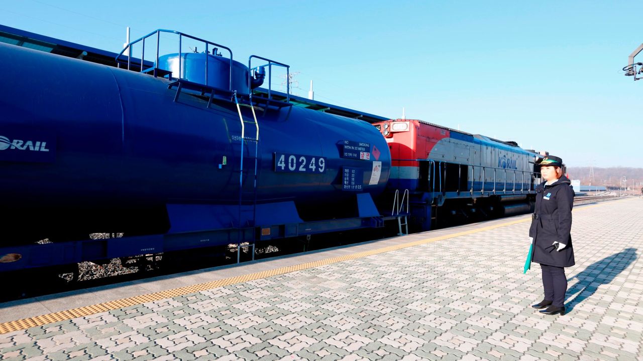 The last time South Korean inspectors visited North Korean train stations was in 2007.
