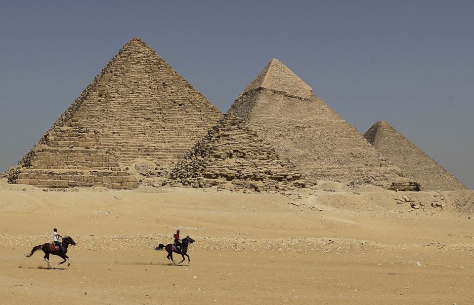 <strong>Ancient Wonders:</strong> Egypt's known for its Giza pyramids, pictured, one of the Seven Wonders of the Ancient World. 
