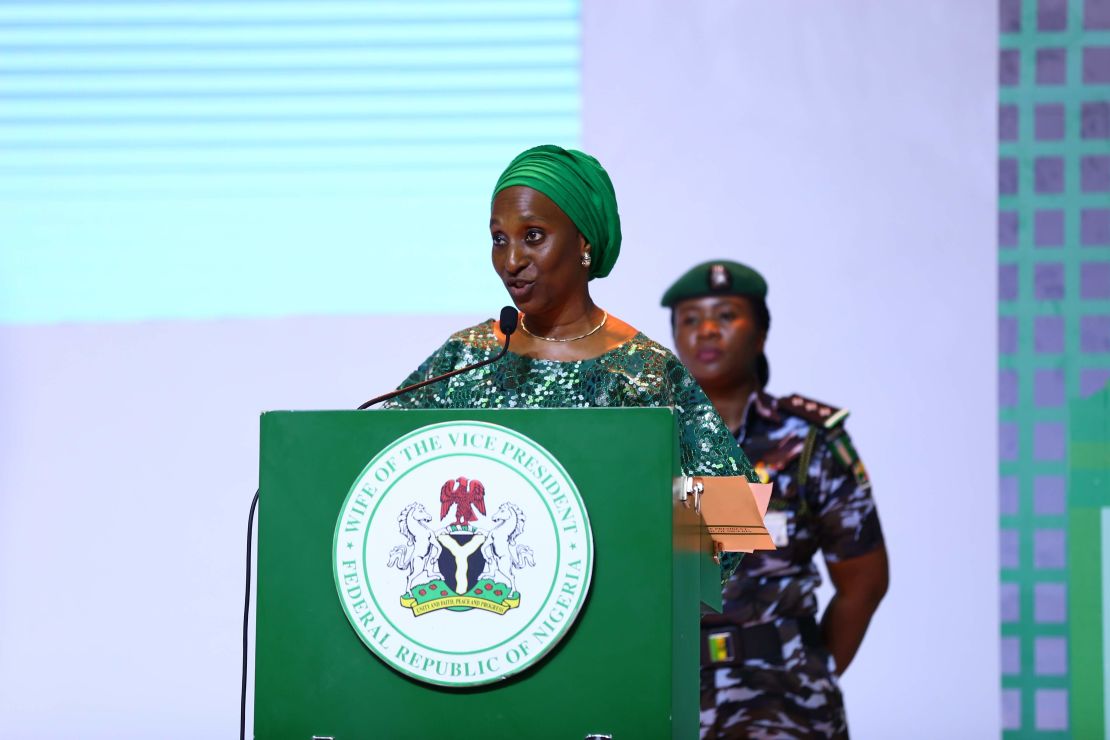 H.E. Mrs. Dolapo Osinbajo Wife of the Nigerian Vice President and Patron of Google Impact Challenge Nigeria
