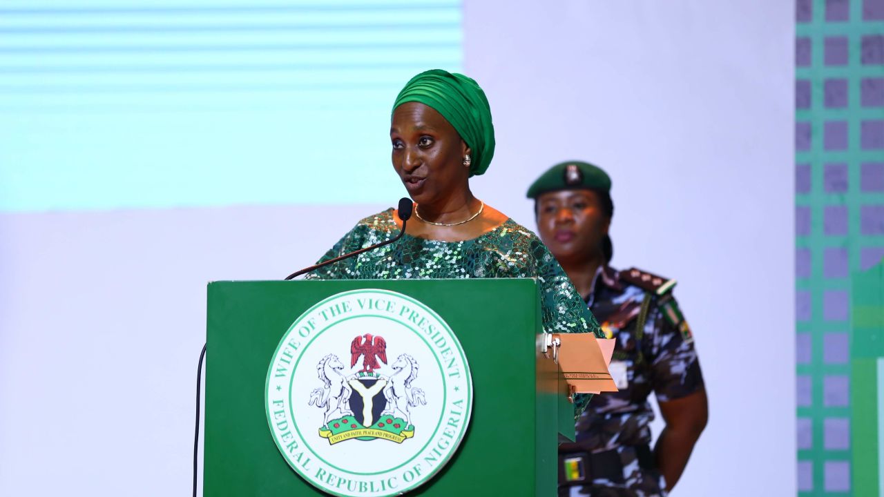 H.E. Mrs. Dolapo Osinbajo Wife of the Nigerian Vice President and Patron of Google Impact Challenge Nigeria
