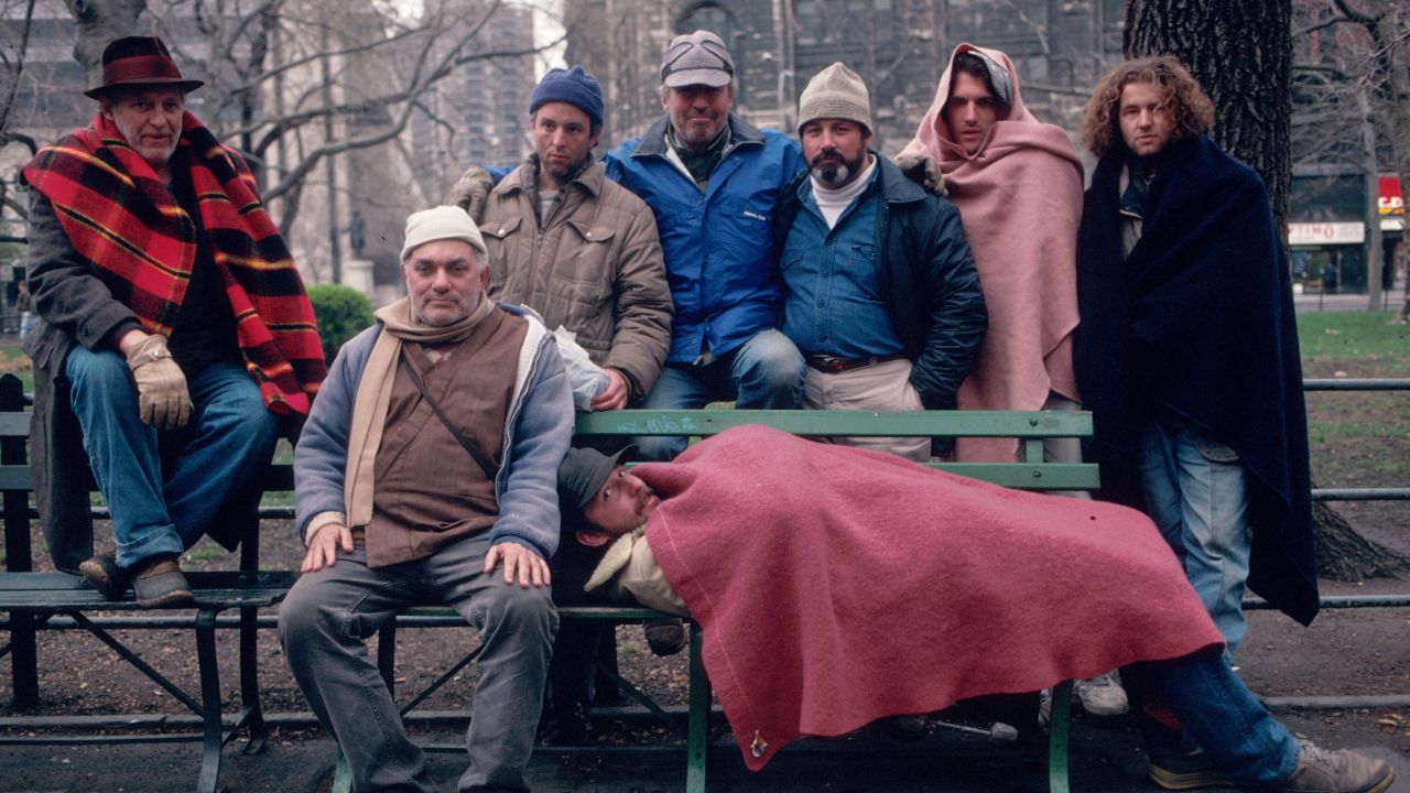 Glassman leads one of his "street retreats." Photograph by Peter Cunningham.