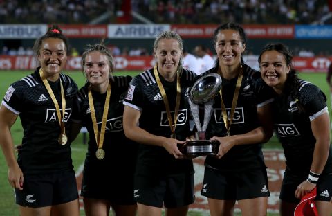 A 26-14 victory over Canada in the women's final meant New Zealand did the double in Dubai. 