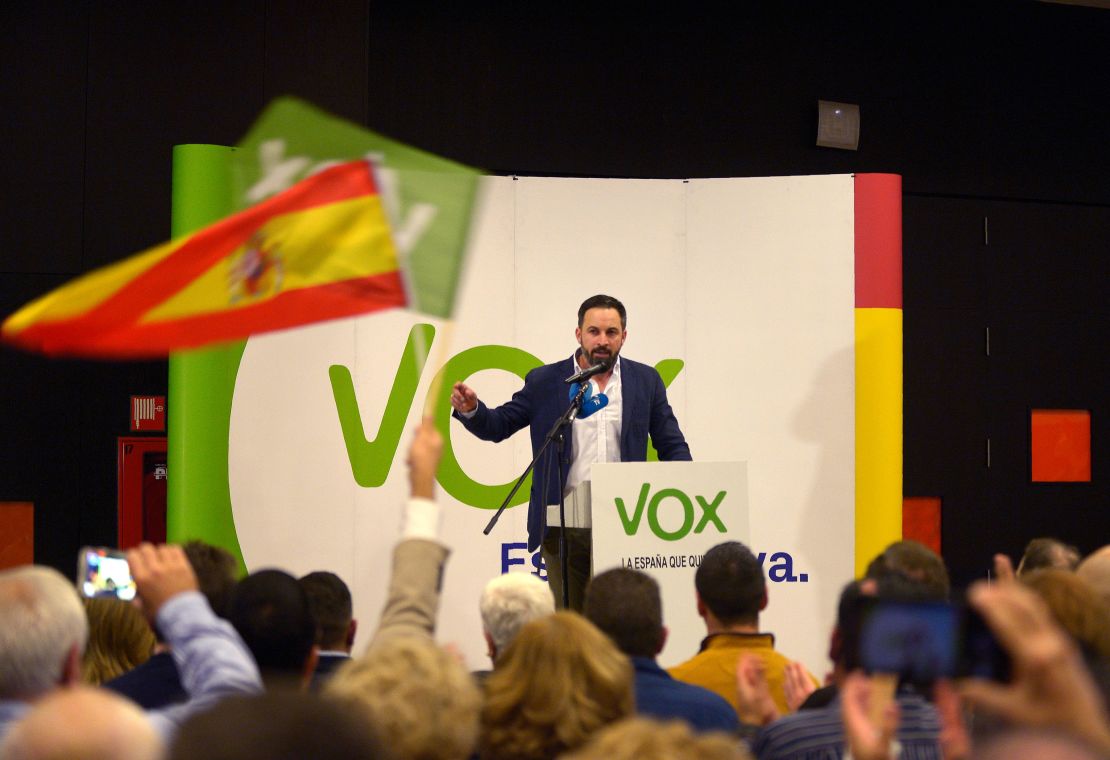 Santiago Abascal, leader of Spain's far-right party VOX
