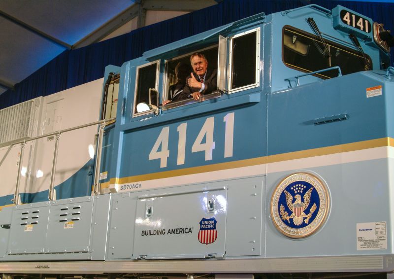 Bush train: George H.W. Bush will journey to his final Bush train: George H.W. Bush will journey to his final