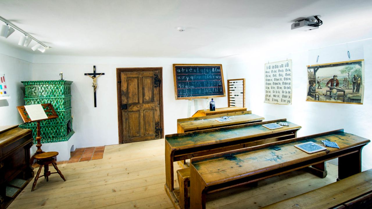 Franz Gruber was a school teacher in Salzburg -- his classroom is now a visitor attraction.