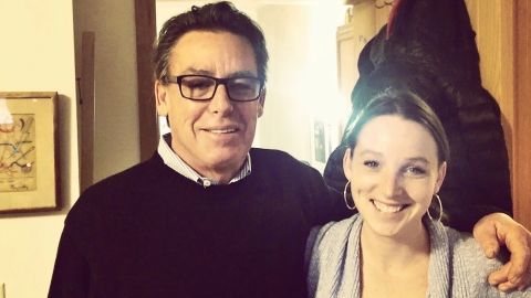 Madelyn Ellen Linsenmeir, with her father Mark Linsenmeir.