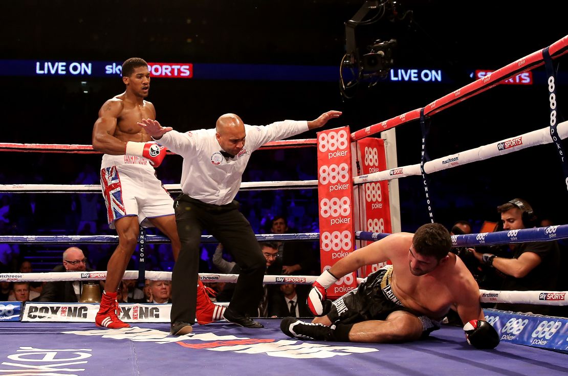 Joshua knocked out Emanuele Leo on his professional debut.