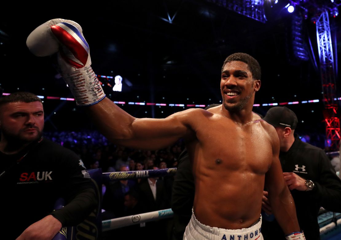 Anthony Joshua has won all 22 of his professional fights to date. 
