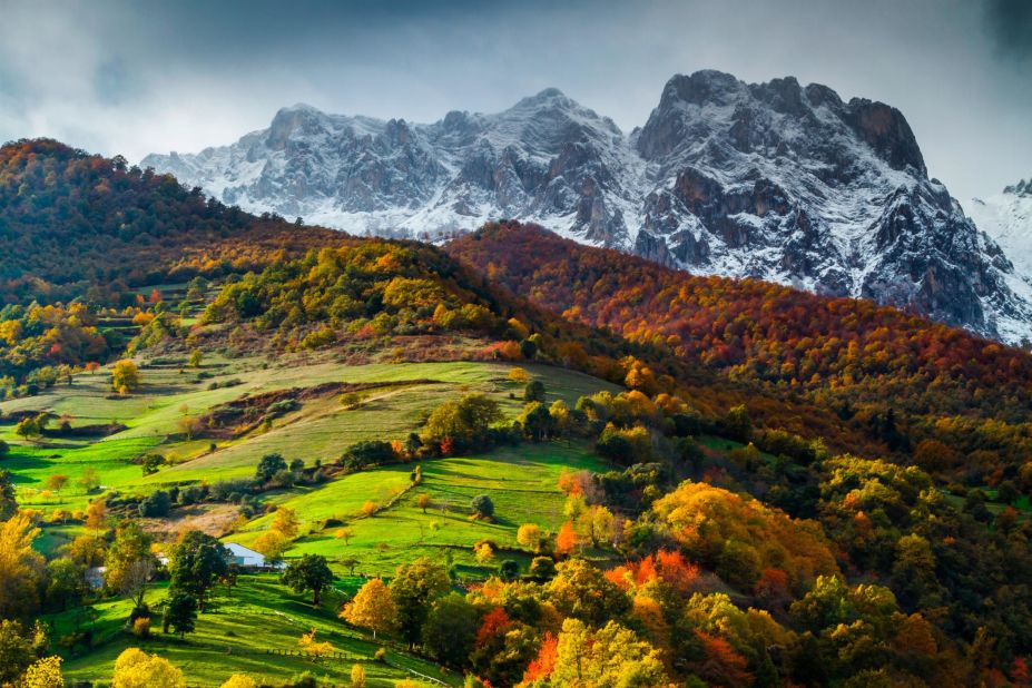 <strong>Picos de Europa, Spain: </strong>Home to Spain's first national park, the picturesque Picos de Europa are one of western Europe's most overlooked mountain ranges. 