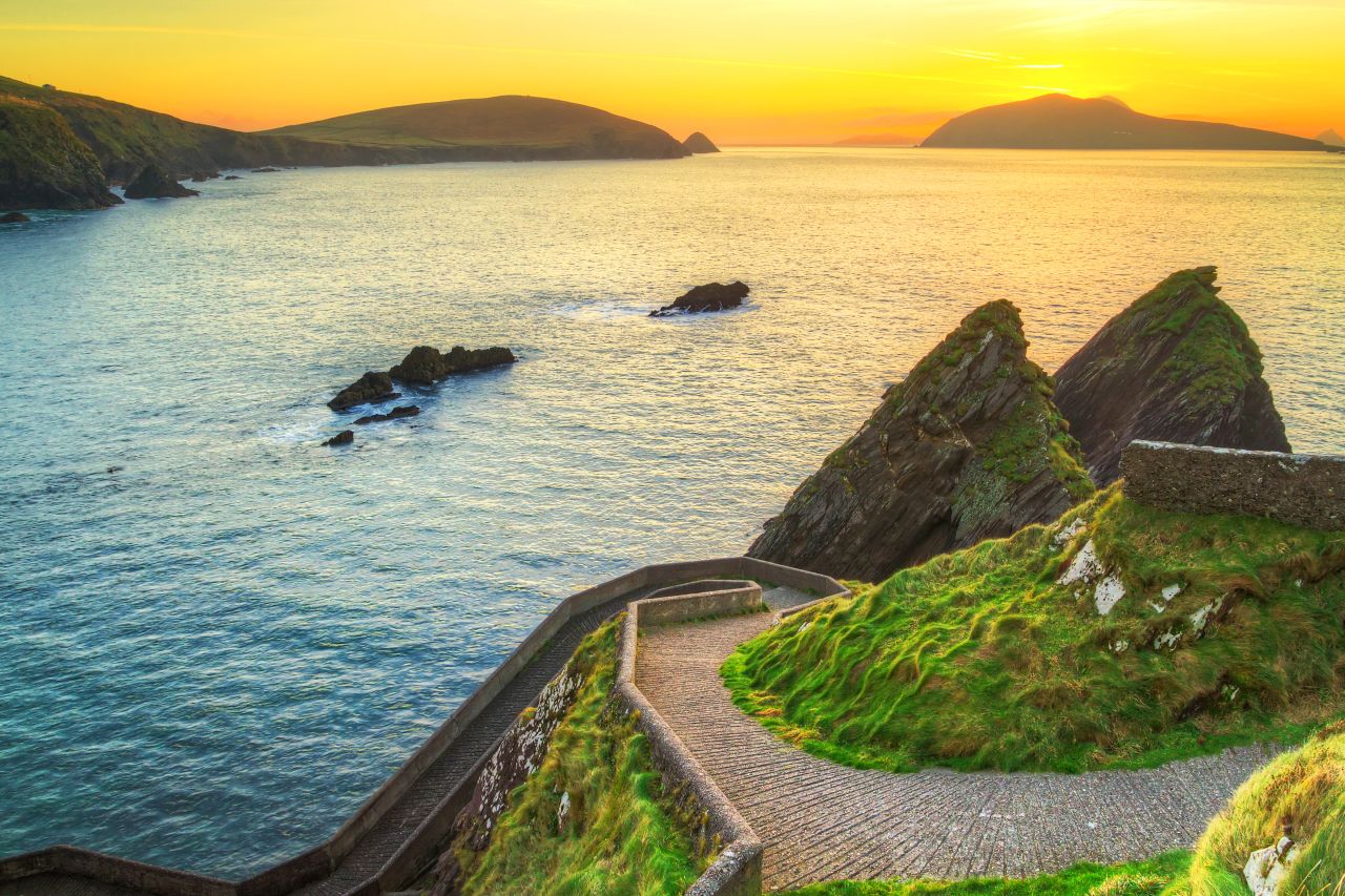 The Dingle Peninsula's rolling landscape and rugged coast are paradise for outdoor adventurers.