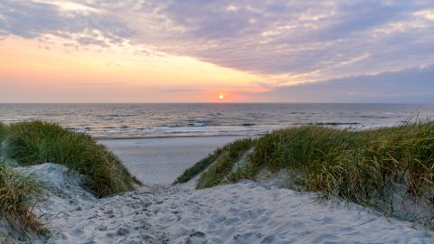 Henne Strand is a sandy haven for vacationing Danes.
