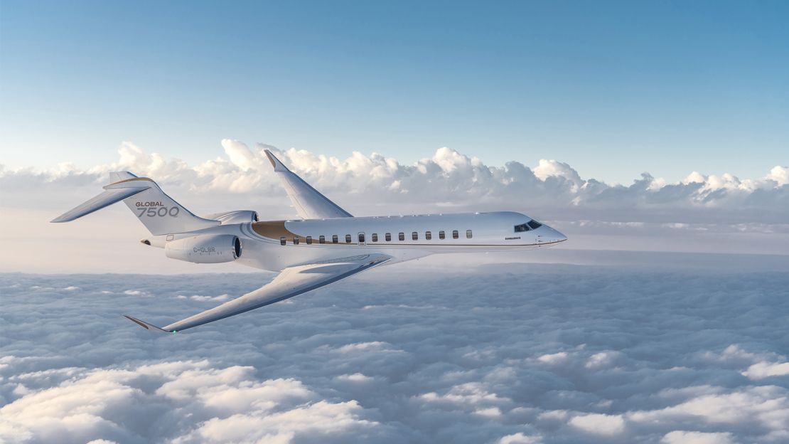 The Global 7500 is Bombardier's new long-range business jet.