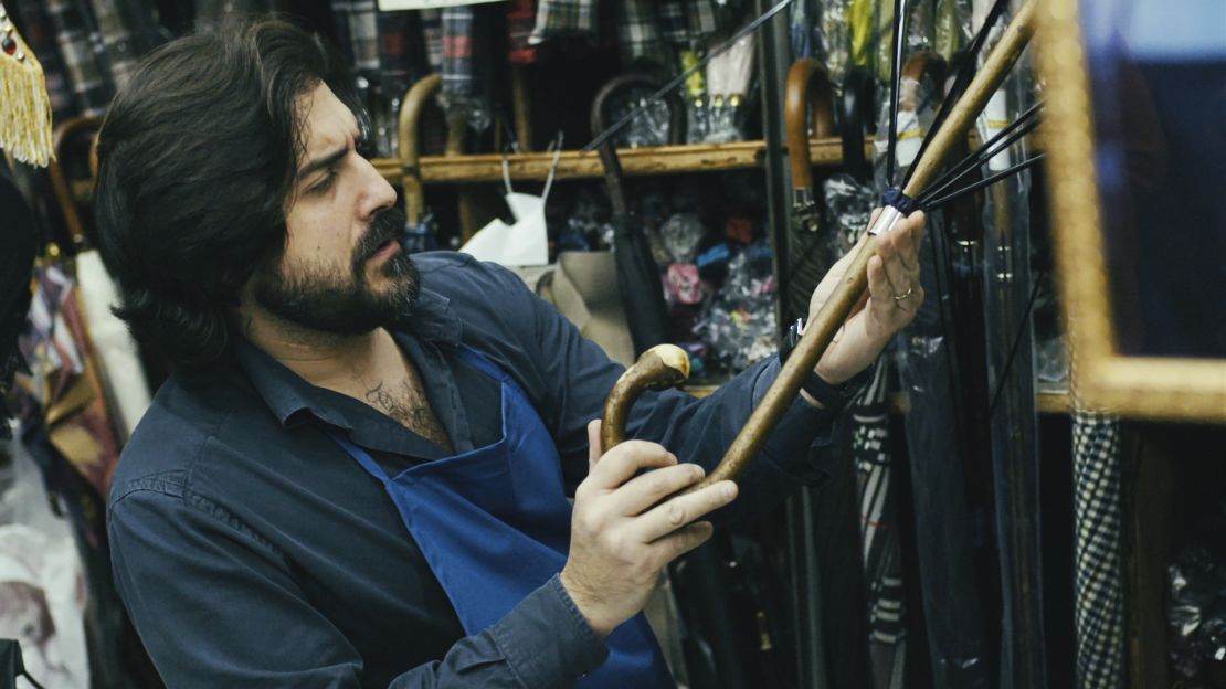 Mario Talarico's nephew -- also called Mario Talarico -- works alongside his uncle and now owns the family shop in Naples.