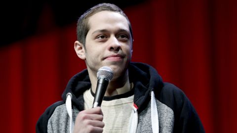 Comedian Pete Davidson, performing on stage here in 2017, is opening up about getting some of his tattoos removed.