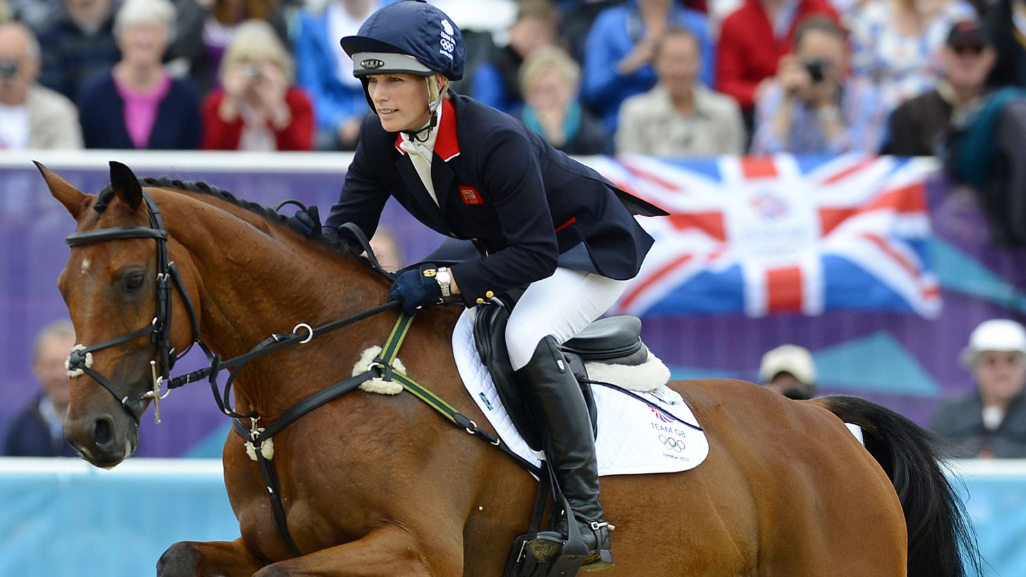 Queen Elizabeth II's granddaughter Zara Tindall won silver at the London 2012 Olympics. 