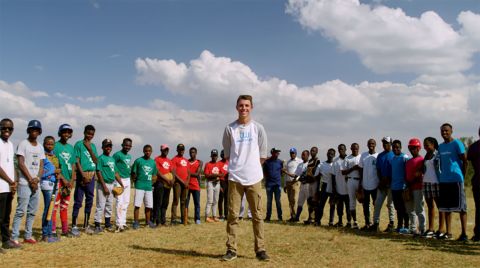 Max Bobholz, 18, started <a href="http://angelsatbat.yolasite.com/" target="_blank" target="_blank">Angels at Bat</a>, a nonprofit that collects and delivers baseball equipment for children in Kenya. A light bulb went off as he watched a Ugandan team play in the 2012 Little League World Series: "[T]hey had stories of where the teams came from. And not everybody had enough balls to play and no uniforms, no hats, no shoes," Max says. "I know I had that in my garage. I knew all my friends had it in their garage. And I thought why don't we gather that together and send it to the kids in Africa so they can play."