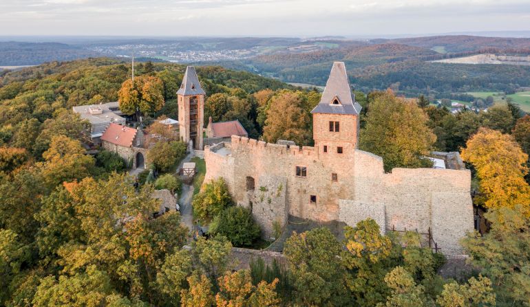 <strong>Frankenstein Castle:</strong> The unassuming ruins of the 13th-century Frankenstein Castle overlooking Darmstadt bask in the fame of its name. Historians doubt whether Mary Shelley, author of the horror novel, ever saw it.