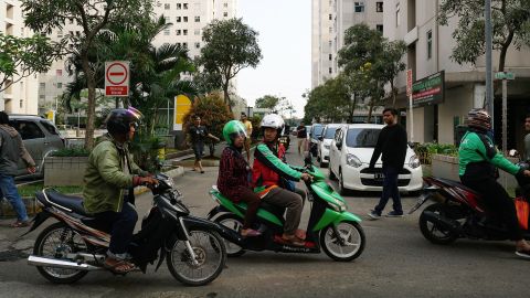 Grab provides car and motorbike rides in Jakarta and other cities across Southeast Asia.