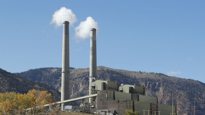 HUNTINGTON, UT - OCTOBER  9: Emissions rise from smoke stacks at Pacificorp's 1000 megawatt coal fired power plant on October 9, 2017 outside Huntington, Utah.  It was announced today that the Trump administration's EPA will repeal the Clean Power Plan, that was put in place by the Obama administration.  (Photo by George Frey/Getty Images)