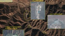 Credit: Middlebury Institute of International Studies at Monterey
Photos from the Middlebury Institute of new developments of a North Korean missile site taken in October/November 2018.