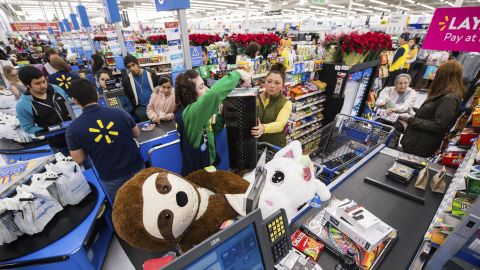 Walmart stores have seen a series of mysterious acts of  generosity in recent weeks.