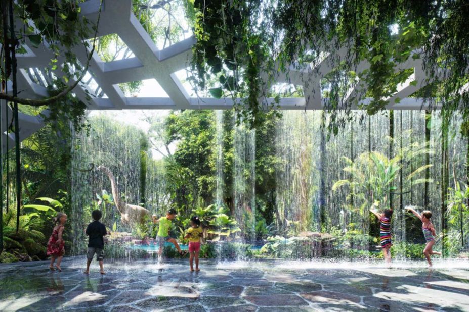 <strong>Rosemont Hotel and Residences: </strong>Set to open late 2019, this 53-story hotel will have its own rainforest on the roof of the hotel. Guests will be able to walk trails surrounded by trees, waterfalls, streams and marsh.