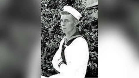 Carl Dorr in a photo released by the US Navy when his remains were identified.