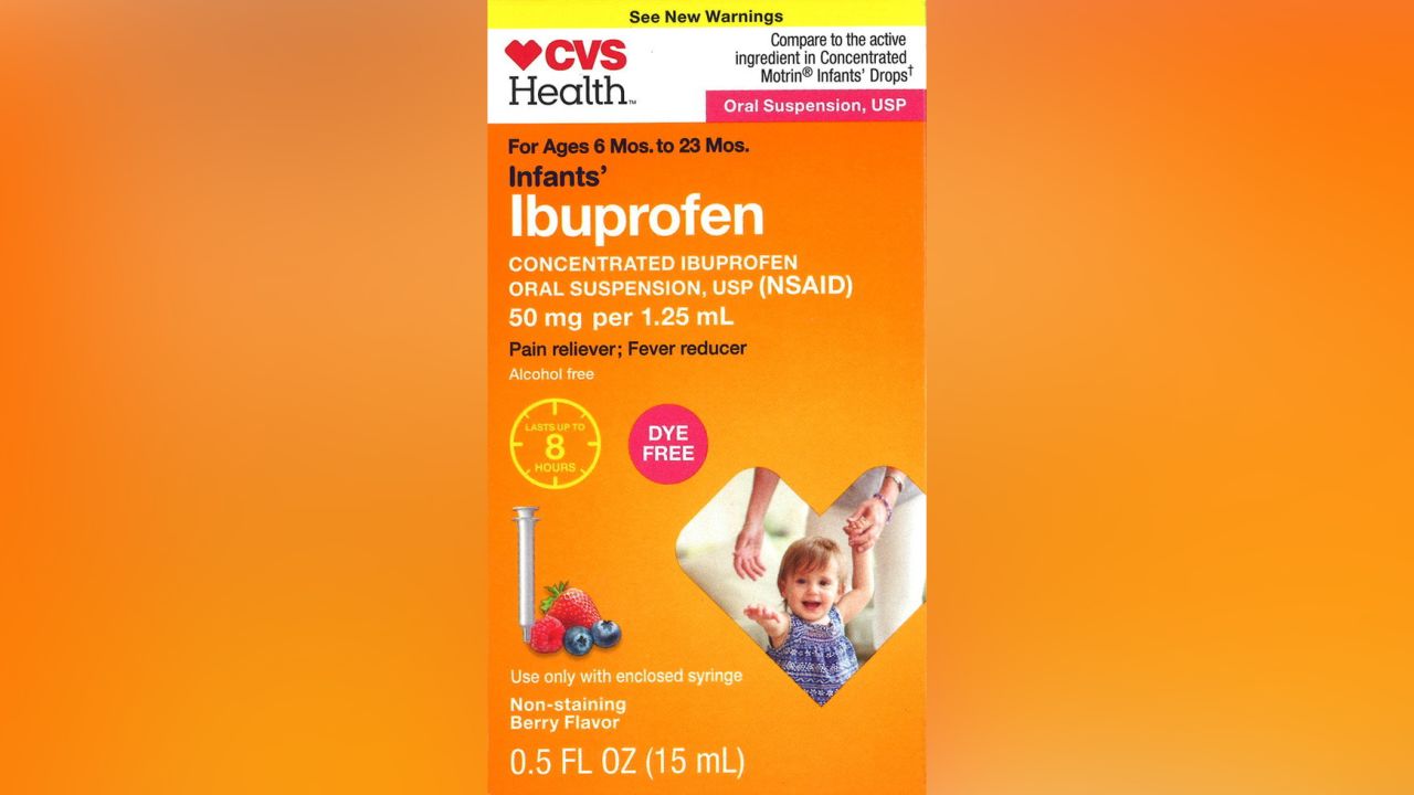 Infant ibuprofen sold at CVS, Walmart and Family Dollar recalled CNN