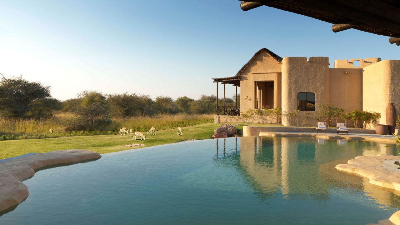The five-star Anantara Sir Bani Yas Island Resort.
