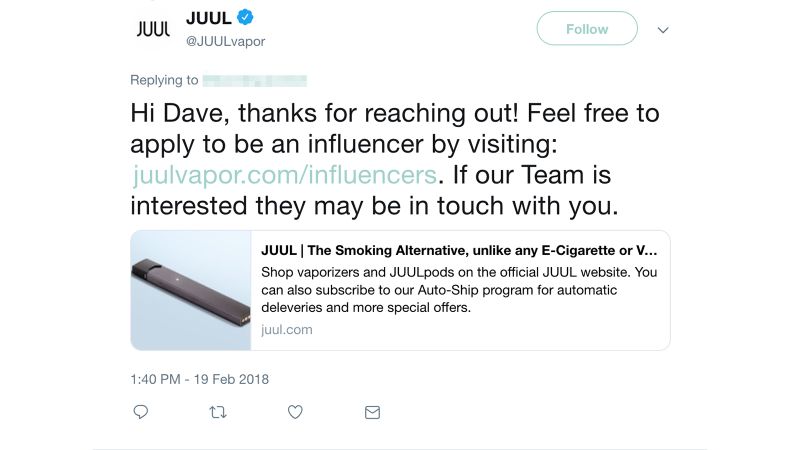 JUUL How social media hyped nicotine for a new generation CNN