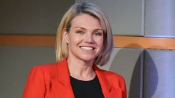 US State Department spokesperson Heather Nauert arrives for the release of the 2017 Annual Report on International Religious Freedom on May 29, 2018, in the Press Briefing Room at the US Department of State in Washington, DC. (Photo by Mandel Ngan / AFP)        (Photo credit should read MANDEL NGAN/AFP/Getty Images)