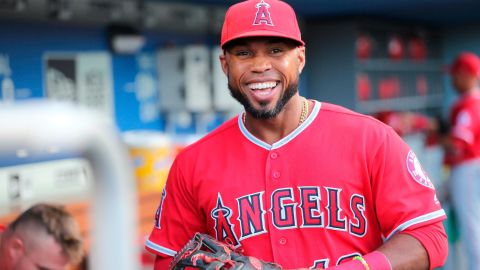 Former Los Angeles Angels player Luis Valbuena was a free agent and was playing winter ball in Venezuela. 