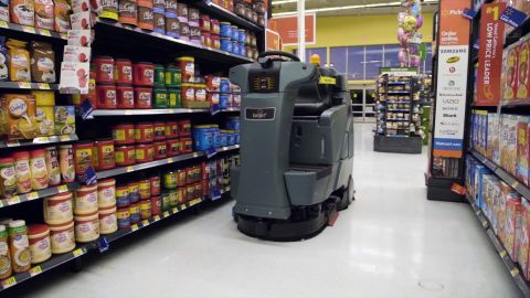 Walmart will deploy 920-pound autonomous floor scrubbers in 1,860 of its stores by next year.