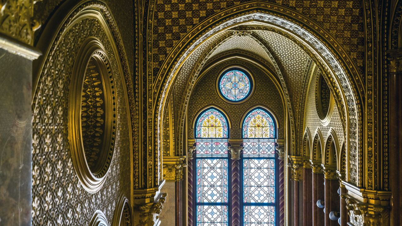 <strong>Lavish decor: </strong>"I believe this is the nicest building in the whole country," says Parliament tour guide Ildiko Jambor. "It's not only a museum, it's a work place."