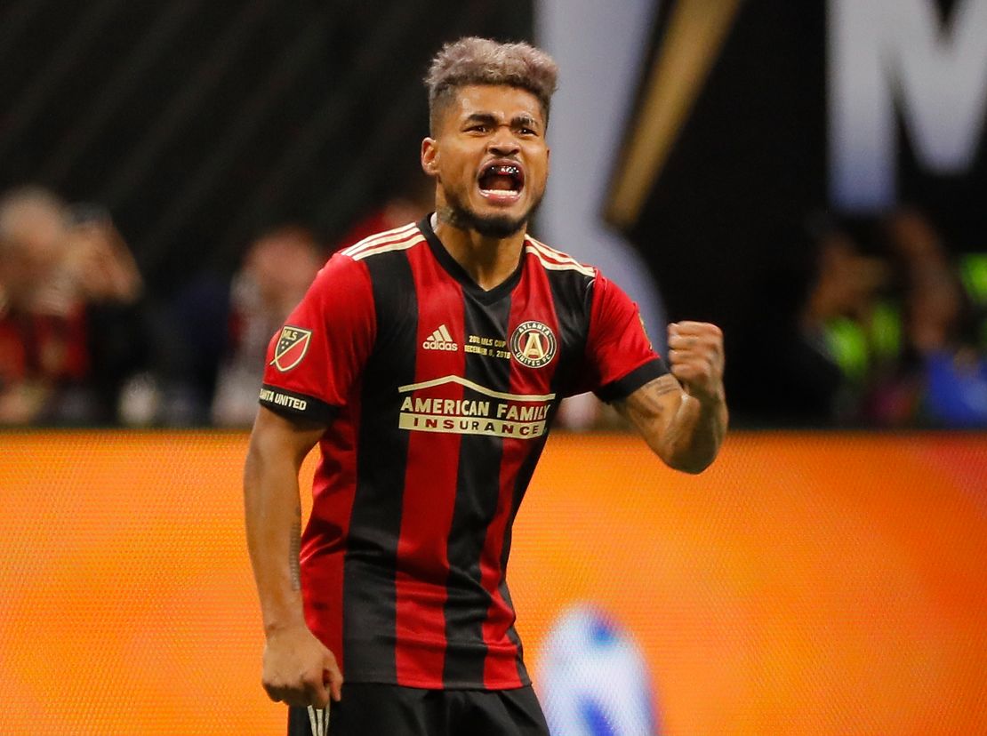 Josef Martinez scored Atlanta's first goal of the night. His 35 goals this year, spanning the regular season and postseason, are an MLS record.