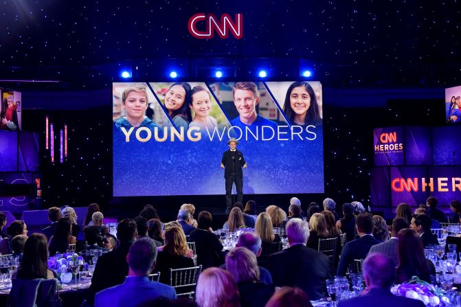 Actor John C. Reilly introduces CNN Heroes Young Wonder Liam Hannon, who provides free lunches to the homeless.