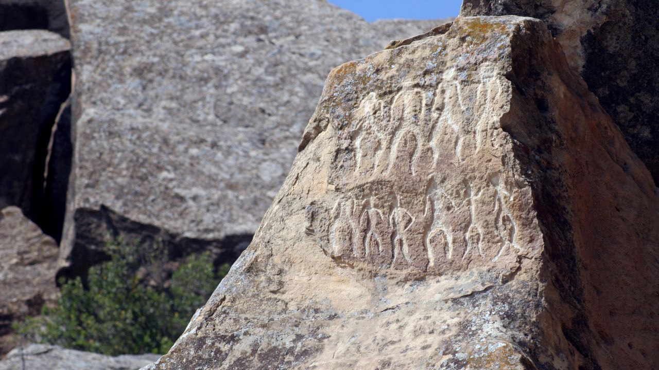 <strong>Gobustan State Reserve: </strong>Gobustan State Reserve, in eastern Azerbaijan, is home to more than 6,000 ancient rock carvings, known as petroglyphs. 